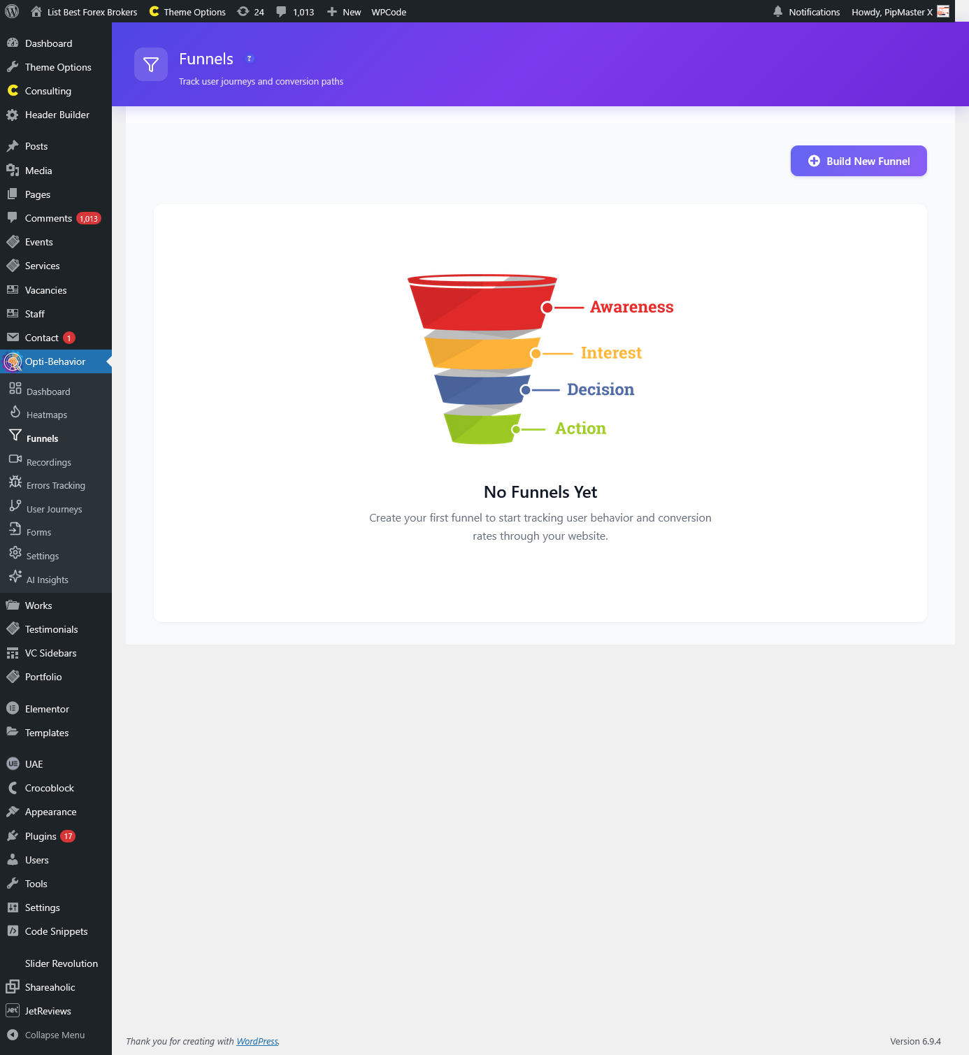 screenshot funnels