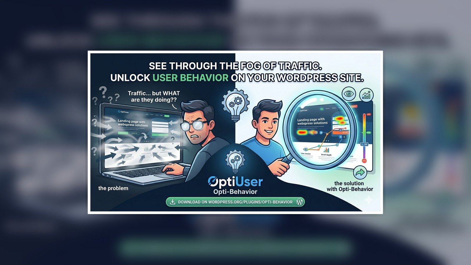 Opti-Behavior privacy-first behavior analytics concept for GDPR-focused WordPress teams