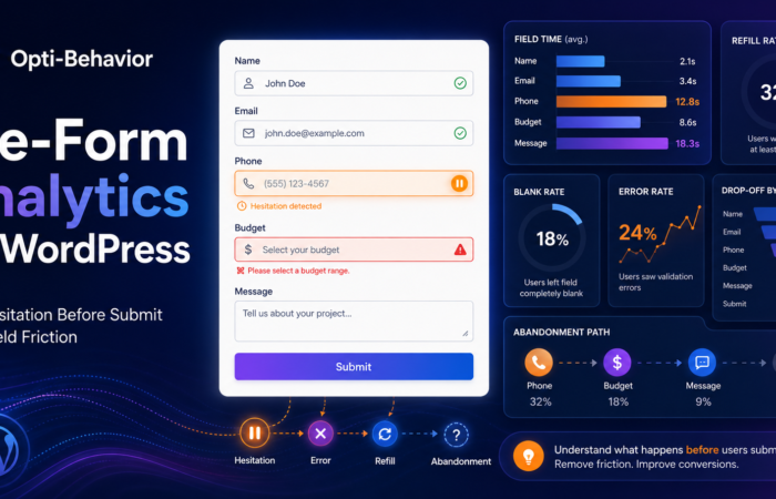 Pre Form Analytics for WordPress